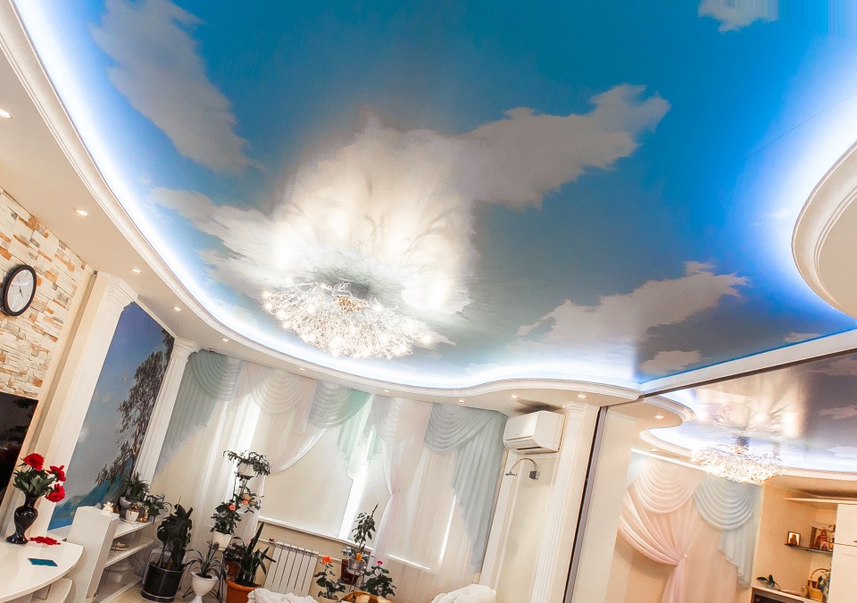 Заказать потолок с фотопечатью в г. Кувшиново
